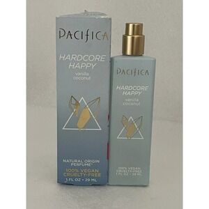 Pacifica Hardcore Happy Natural Raw Perfume - Vanilla & Coconut - 1 Oz. Vegan